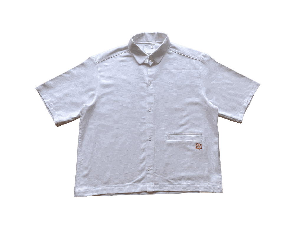 Chemise carreaux blancs